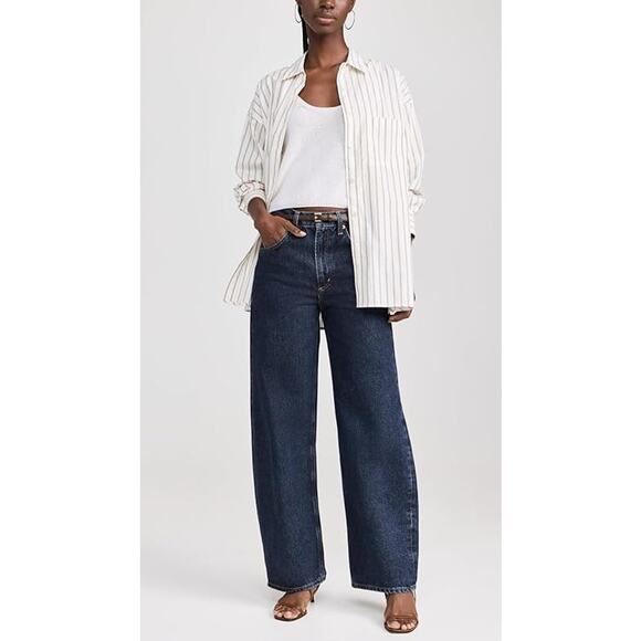 NEW! AGOLDE Women's Low Curve Jeans, Pendulum, Blue, 28 ( NO TAGS) - Picture 6 of 6